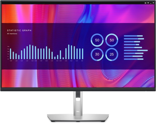 DELL P Series P3223DE 80 cm (31.5") 2560 x 1440 px Quad HD monitor LCD Czarny, Srebrny - 2686452