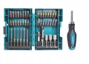 Makita Zestaw bitów i nasadek z grzechotką 44 sztuk