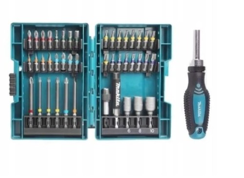 ZESTAW BITÓW I NASADEK Z GRZECHOTKĄ 44 SZT. - 2686898