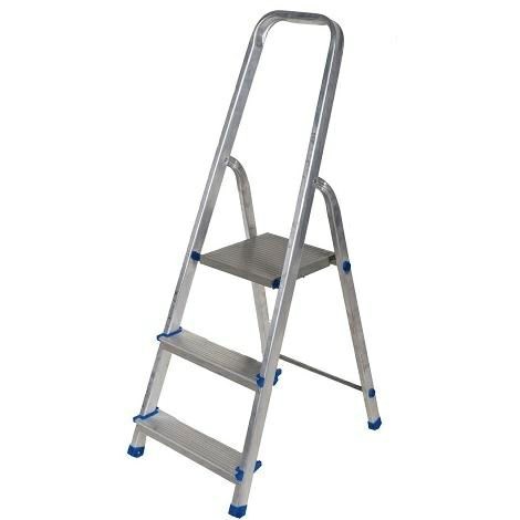 AWTOOLS drabina aluminiowa wolnostojąca 3 stopnie 150kg - 2687258