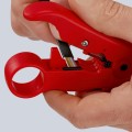 Knipex 16 60 06 SB narzędzie do zdejmowania izolacji Czerwony - 2687680