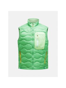 Kamizelka puchowa męska PEAK PERFORMANCE M Helium Utility Down Vest zielony - XL
