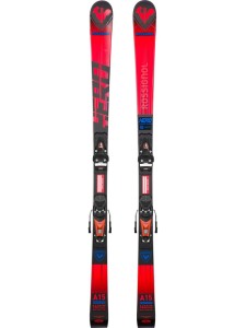 Narty ROSSIGNOL HERO Athlete GS PRO (R21) + wiązania LOOK NX7 GW B73 Black Hot Red - 143