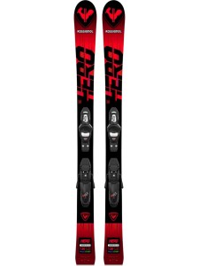 Narty dziecięce ROSSIGNOL HERO JR Multi-Event + wiązania LOOK Kid 4 GW - 110