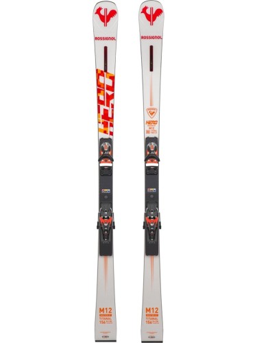Narty ROSSIGNOL HERO MASTER ST (R22) + wiązania LOOK SPX12 Rockerace Hot Red - 150 - 2688155