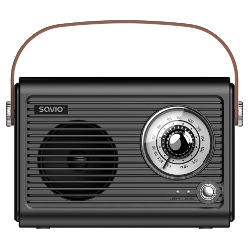SAVIO RADIO PRZENOŚNE CZARNE RS-01 - 2688204