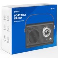 SAVIO RADIO PRZENOŚNE CZARNE RS-01 - 2688205