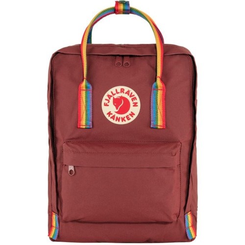 Plecak Fjallraven Kanken Rainbow - ox red/rainbow pattern - 2688451