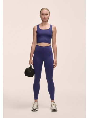 Legginsy damskie Casall Edge High Waist Tights fioletowy - M - 2688475