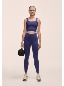 Legginsy damskie Casall Edge High Waist Tights fioletowy - L