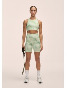 Legginsy damskie Casall High Waist Bike Shorts zielony - M