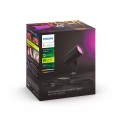 HUE LILY czarny reflektor ogrodowy LED 8W 2000-6500K 600LM RGB WCA IP65 ALUMINIUM - 2681013
