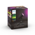 HUE LILY czarny reflektor ogrodowy LED 8W 2000-6500K 600LM RGB WCA IP65 ALUMINIUM - 2681014