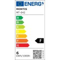 MONTIS MT042-BK LAMPKA BIURKOWA LED CZARNA 230V + USB - 2688516
