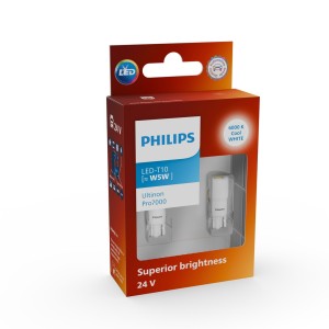 Żarówka sygnalizacyjna Philips Ultinon Pro7000 24961CU70X2 do samochodów ciężarowych