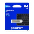 Pendrive GoodRam UUN2 UUN2-0640S0R11 (64GB; USB 2.0; kolor srebrny) - 1256220
