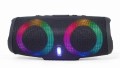 GEMBIRD PRZENOŚNY GŁOŚNIK BLUETOOTH LED RMS 2X 5W, WBUDOWANY MIKROFON, KOLOR CZARNY, USB, AUX, MICROSD - 1298021