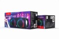 GEMBIRD PRZENOŚNY GŁOŚNIK BLUETOOTH LED RMS 2X 5W, WBUDOWANY MIKROFON, KOLOR CZARNY, USB, AUX, MICROSD - 1220203