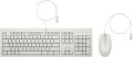 Klawiatura + mysz  HP 225 Wired Mouse and Keyboard Combo White 86J24AA - 2671300