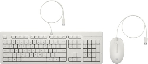 Klawiatura + mysz  HP 225 Wired Mouse and Keyboard Combo White 86J24AA - 2688906