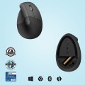Logitech Lift myszka Po prawej stronie RF Wireless + Bluetooth Optyczny 4000 DPI - 1776119