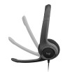 Zestaw słuchawkowy Logitech H390 Przewodowa Opaska na głowę Biuro/centrum telefoniczne USB Typu-A Czarny - 2688978