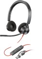 Poly Blackwire 3320 Stereo USB-C Headset +USB-C/A Adapter - 2215345