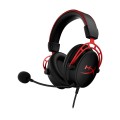 Zestaw słuchawkowy do gier HyperX Cloud Alpha czarno-czerwony, Przewodowy, 13 - 27000 Hz, Gaming, 298 g, Czerwony - 2637201