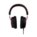 Zestaw słuchawkowy do gier HyperX Cloud Alpha czarno-czerwony, Przewodowy, 13 - 27000 Hz, Gaming, 298 g, Czerwony - 2637202