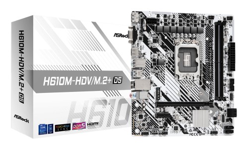 Asrock H610M-HDV/M.2+ D5 Intel H610 LGA 1700 micro ATX - 2372983