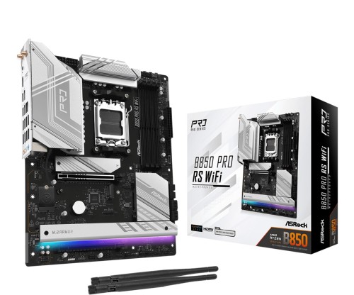 Asrock B850 Pro RS WiFi AMD B850 Gniazdo AM5 ATX - 2539092