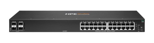 HPE Aruba Networking 6100 24G 4SFP+ Zarządzany L3 Gigabit Ethernet (10/100/1000) 1U Czarny - 1912630