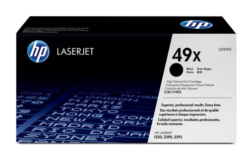 HP 49X oryginalny wkład z czarnym tonerem LaserJet XL - 2598900