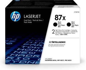 HP 87X 2x Schwarz LaserJet Tonerpatrone