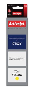 Activejet AH-GT52Y Buteleczka z tuszem z atramentem (zamiennik HP GT52Y M0H56AE; Supreme; 70 ml; 8000 stron, żółty)