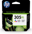HP Oryginalny trójkolorowy wkład atramentowy o dużej wydajności 305XL - 1934173