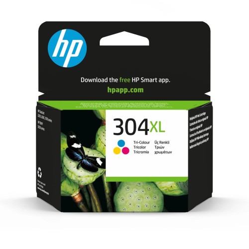HP Oryginalny trójkolorowy wkład atramentowy 304XL - 2036073