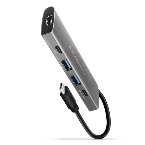 AXAGON HMC-5G21 USB-HUB 2x USB-A + 2x USB-C + HDMI 4K/30Hz, USB-C 3,1 - 13cm - 2688875