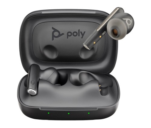 Słuchawki Poly Voyager Free 60 UC Black Earbuds +BT700 USB-C Adapter +Basic Charge Case Retail Packaging - 2671896