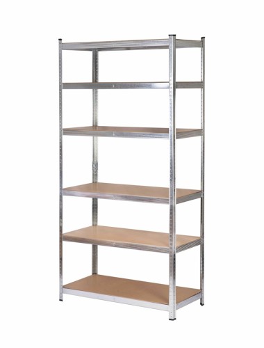 AW regał 6 półek 200x90x40 nośność 300kg / 6,0mm - wciskany szybki montaż - 2689303