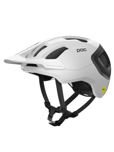 Kask rowerowy POC Axion Race Mips biało czarny - M - 2689590