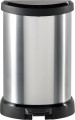 Curver Deco Bins 3253922160018 Runda Czarny, Srebrny - 2689721