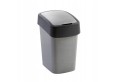Curver Flip Bin 50 L Prostokątny Grafitowy, Srebrny - 2689726