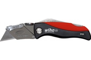 składany nóż ze zintergrowanymi ostrzami zamiennymi