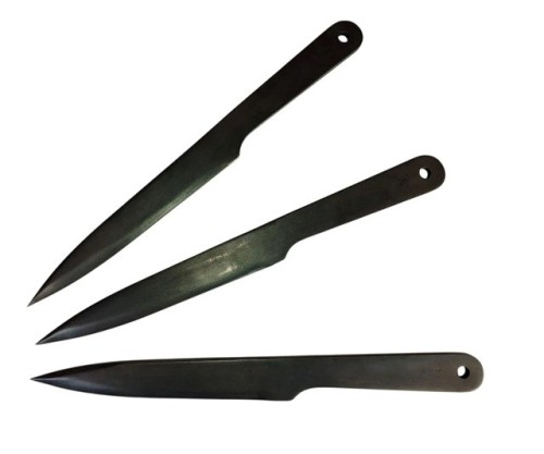 Noże do rzucania KAL22 rzutki 3szt czarny KAL22-CZ - 2689839