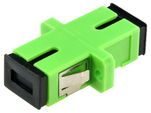 Alantec Adapter światłowodowy jednomodowy SM SC/APC simplex (FOA-SCA-SMS) - 2673484