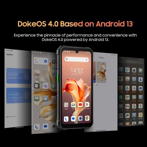 Telefon komórkowy Blackview BV5300 PLUS NFC 8/128GB Black - 2674240