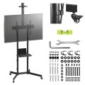 MACLEAN STAND / WÓZEK DO TV, PÓŁKA NA KAMERĘ, NA KÓŁKACH, 37-70", MAX. OBCIĄŻENIE 45KG/5KG PÓŁKA, MAX. VESA 600X400 MC-113 B - 2690633