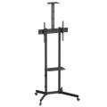 MACLEAN STAND / WÓZEK DO TV, PÓŁKA NA KAMERĘ, NA KÓŁKACH, 37-70", MAX. OBCIĄŻENIE 45KG/5KG PÓŁKA, MAX. VESA 600X400 MC-113 B - 2690632
