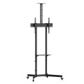 MACLEAN STAND / WÓZEK DO TV, PÓŁKA NA KAMERĘ, NA KÓŁKACH, 37-70", MAX. OBCIĄŻENIE 45KG/5KG PÓŁKA, MAX. VESA 600X400 MC-113 B - 2690628